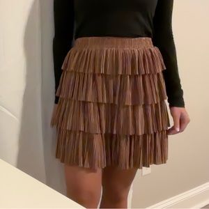 Brown skirt